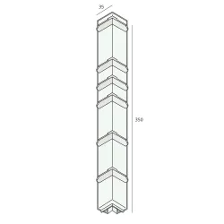 Keralit  uitwendig hoekstuk