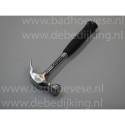 Claw hammer steel handle
