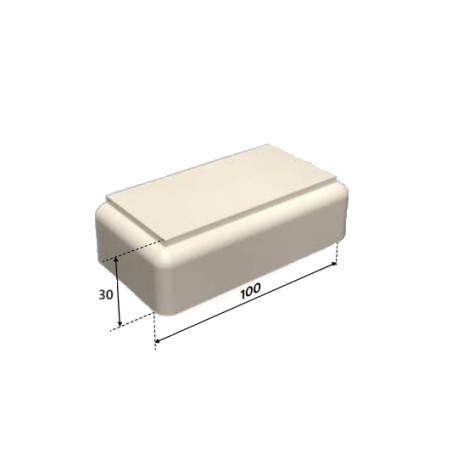 Klassieke neut MDF  30x100  50 cm