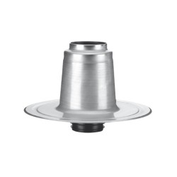 Alu.platdak ontluchting  70/80 mm