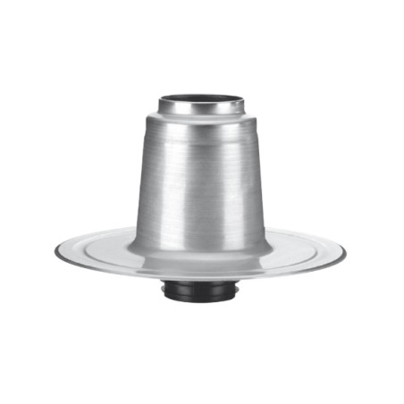 Alu.platdak ontluchting  70/80 mm