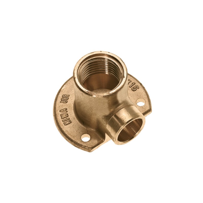 Messing muurplaat laag capillair