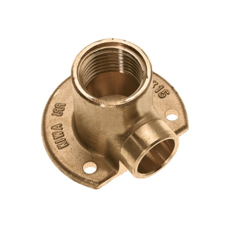 Messing muurplaat laag capillair