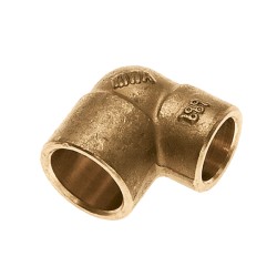 Messing soldeer verloopknie