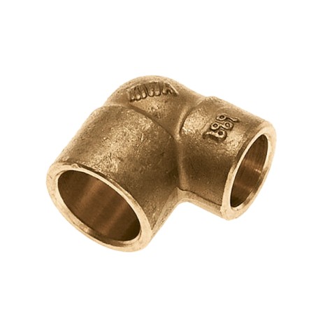 Messing soldeer verloopknie