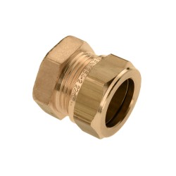 Messing knel eindstop