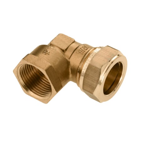 Messing knel knie conisch