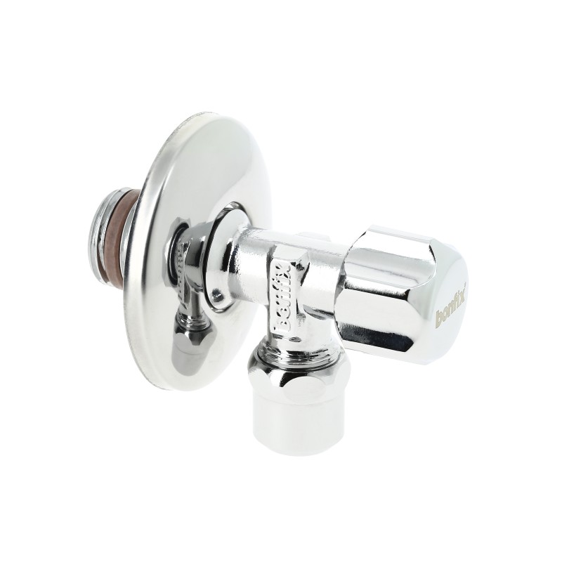 Hoekstopkraan knel met rozet