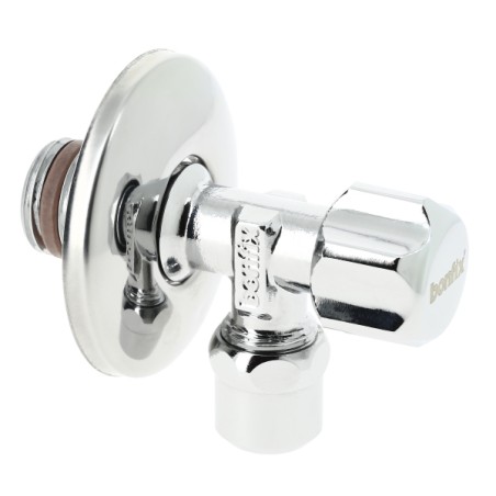 Hoekstopkraan knel met rozet