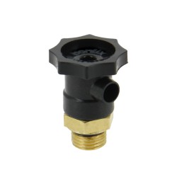 Aftapper 1/4 inch met  fiberring