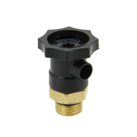 Aftapper 1/4 inch met  fiberring