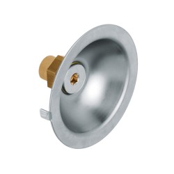 Gevelkom ronde 1/2 inch bi x 15mm