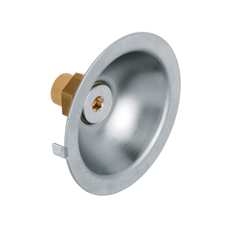 Gevelkom ronde 1/2 inch bi x 15mm