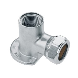 Nikkel knel muurplaat koppeling