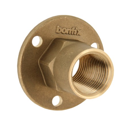 Messing zolderplaat   1/2 inch