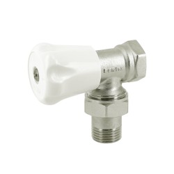 Thermostatische radiatorkraan haaks