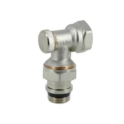 Radiator voetventiel 1/2"bi x1/2"bu