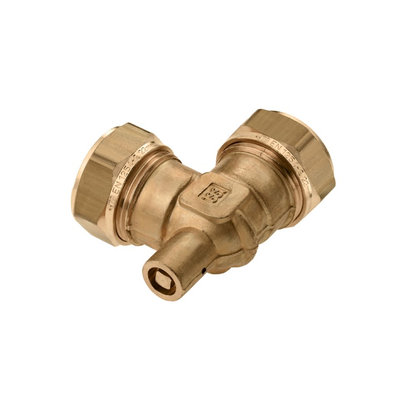 Messing knel kniekoppeling