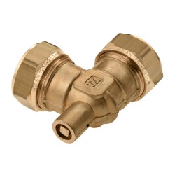 Messing knel kniekoppeling