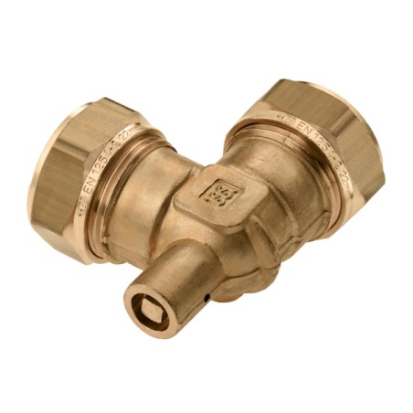 Messing knel kniekoppeling