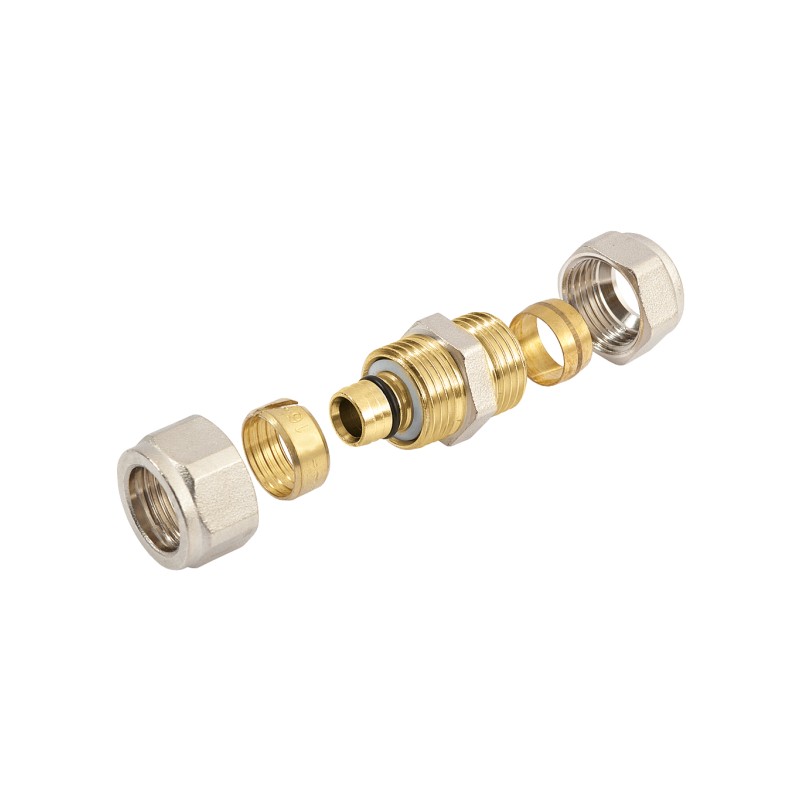 Alu-knel rechte verloop koppeling