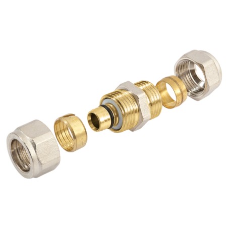 Alu-knel rechte verloop koppeling