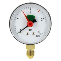 Mano-meter 1/4 inch bu