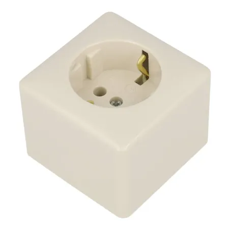 Opbouw wandcontactdoos enkel