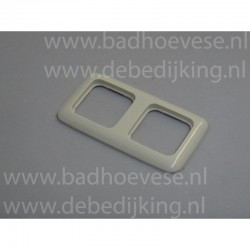 Afdekraam 2-voudig  wit