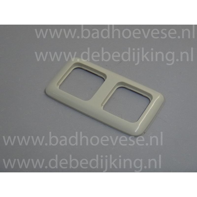 Afdekraam 2-voudig  wit