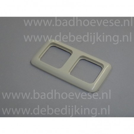 Afdekraam 2-voudig  wit