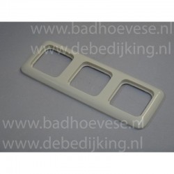 Afdekraam 3-voudig  wit