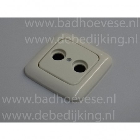 Wandcontactdoos 2-voudig inbouw  RA