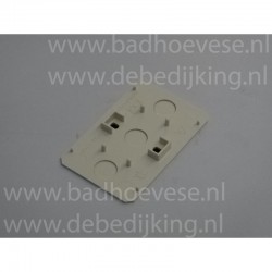 Wandcontactdoos 2-voudig inbouw  RA