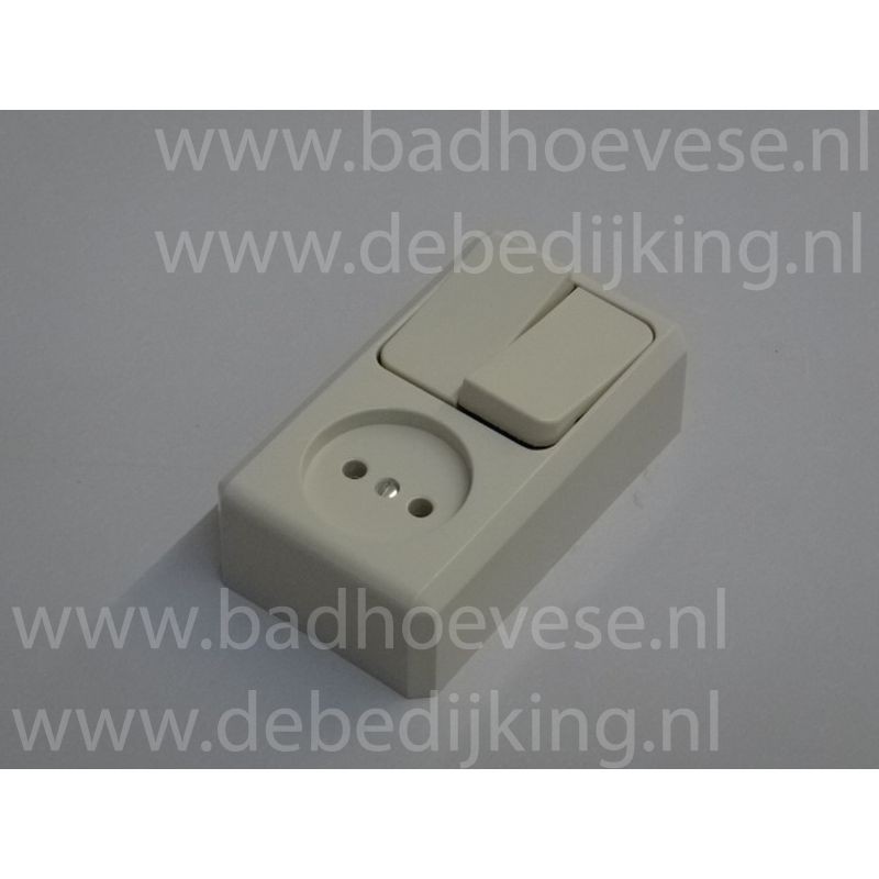 Wissel/wissel schakelaar wit