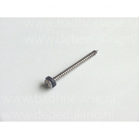 screw stainless steel 70 mm. with neoprene ring
