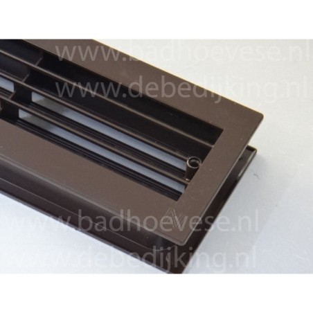 Door ventilation grille brown
