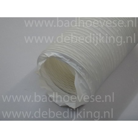 Plastic drain hose white 1.5 m