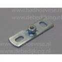 Wall plate with nut internal thread M6