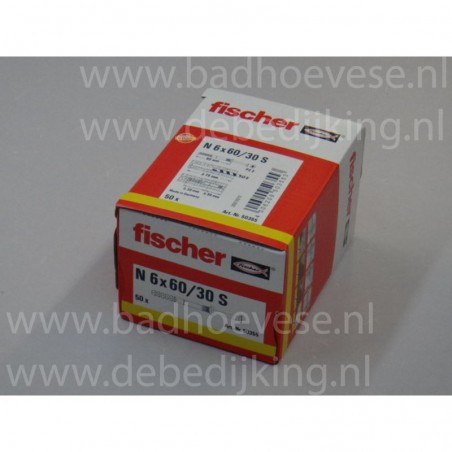 Fischer Nail Plug N 6 X 60 / 30 S