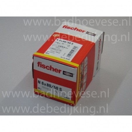 Fischer Nagelplug  N  6 X 80 / 50 S