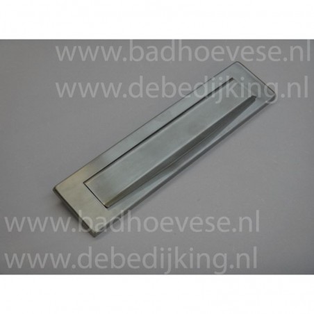 Letter plate Straight Stainless Steel