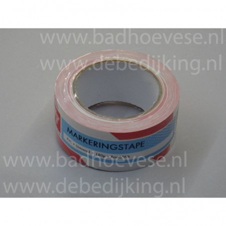 Kip 339 PVC marking tape white-red