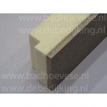 Kantplank XPS met beton