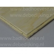 Plate material wood