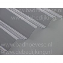 PVC corrugated sheet crystal clear